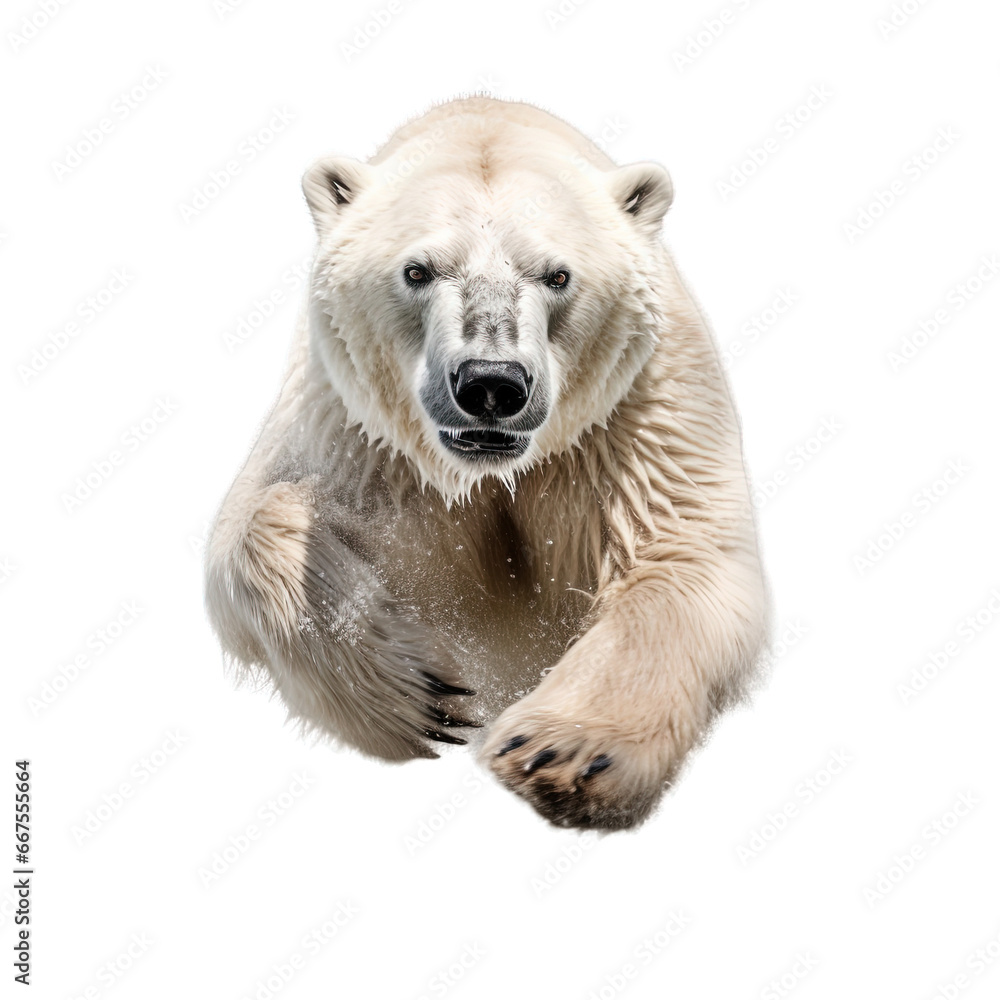 Polar Bear Running