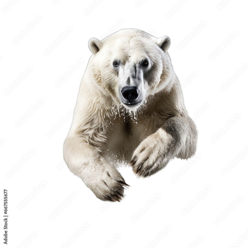 Polar Bear Running