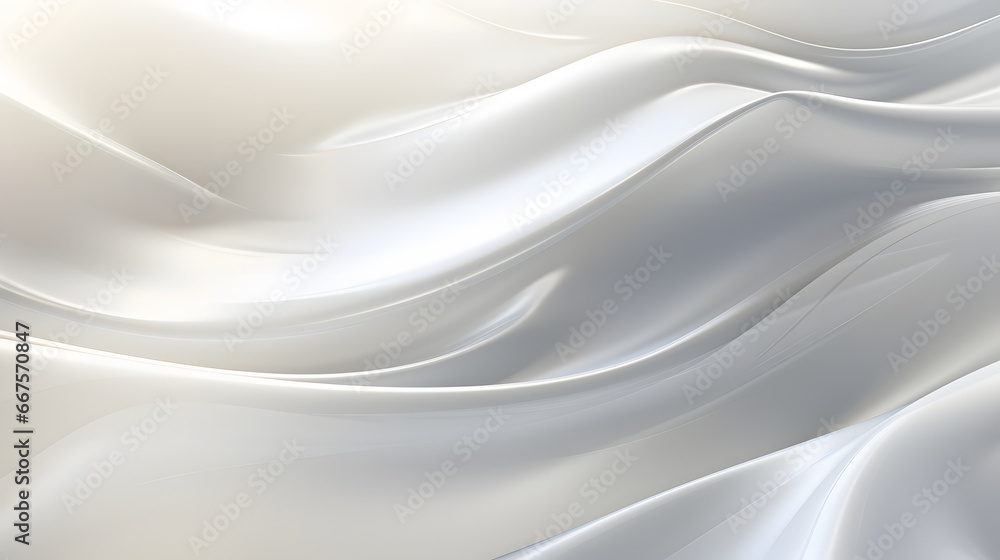 silk fabric background, The texture of the satin fabric of white color for the background