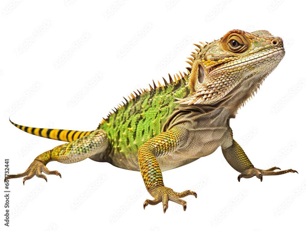 lizard isolated on a transparent background PNG, Generative Ai