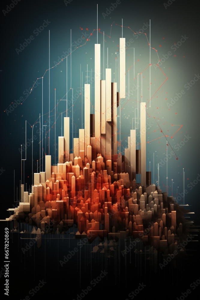 Visualizing the Growth of Business Stocks with a Dynamic Market Chart