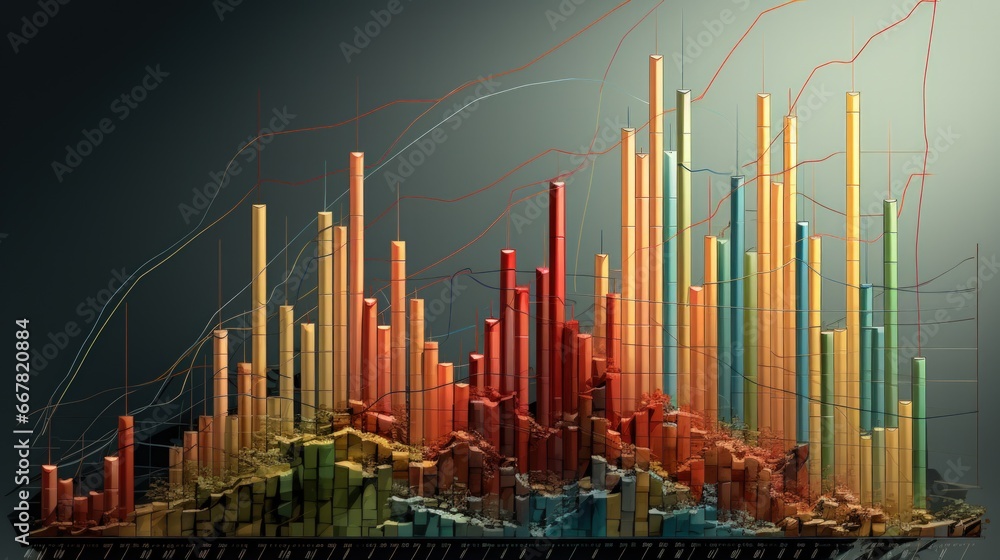 Visualizing the Growth of Business Stocks with a Dynamic Market Chart