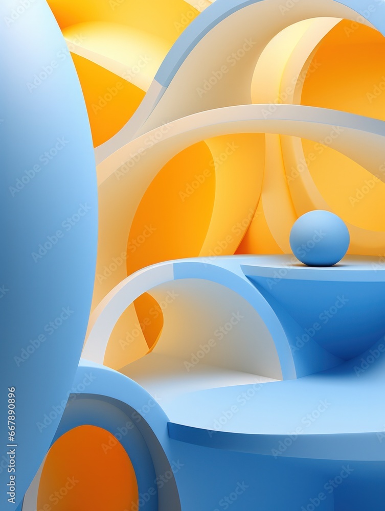 Colorful 3d abstract background