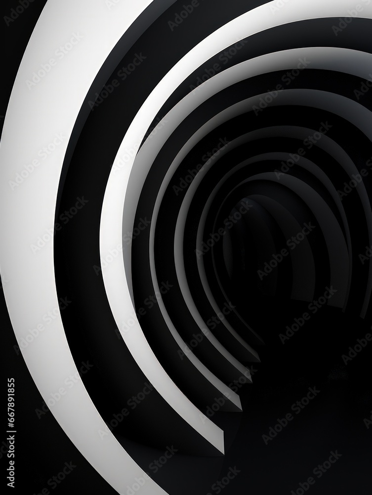 Abstract black 3D background