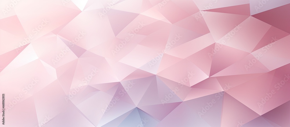 Pink abstract polygon background Blurry rectangular pattern for backgrounds