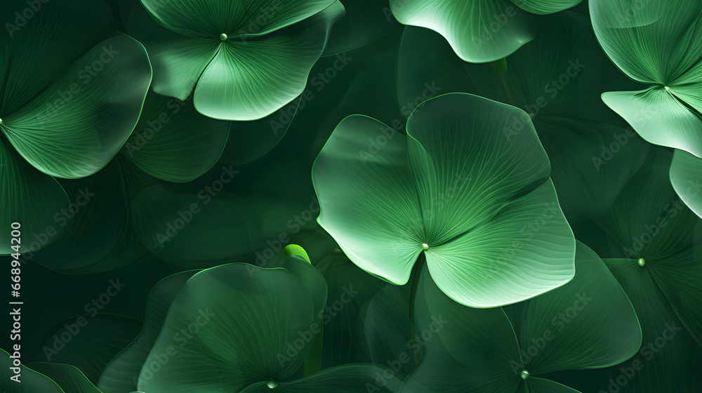 green flower background,  green lotus leaves