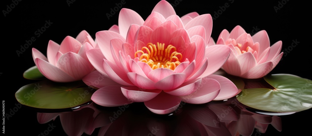 Lotus flower in bowls