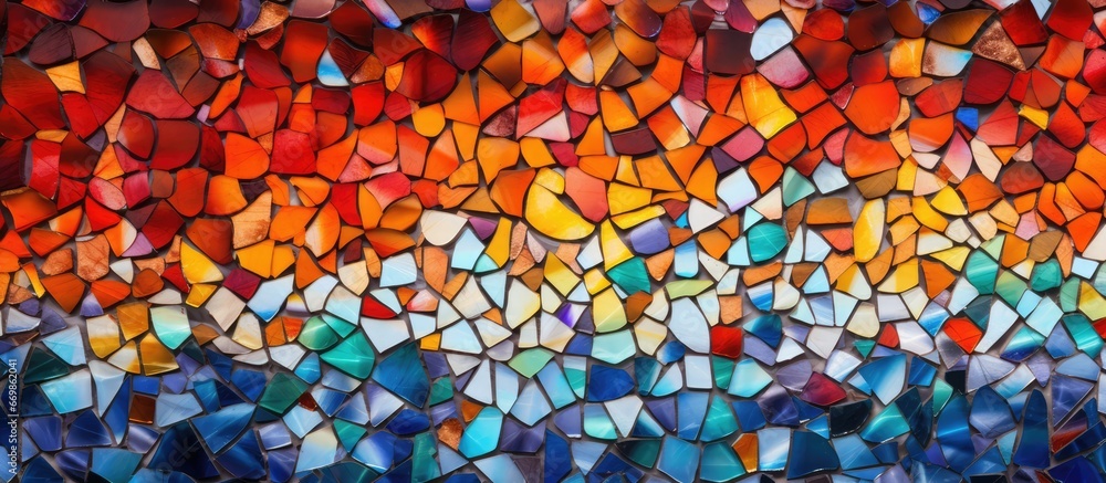 Colorful mosaic pattern for wallpapers and backgrounds