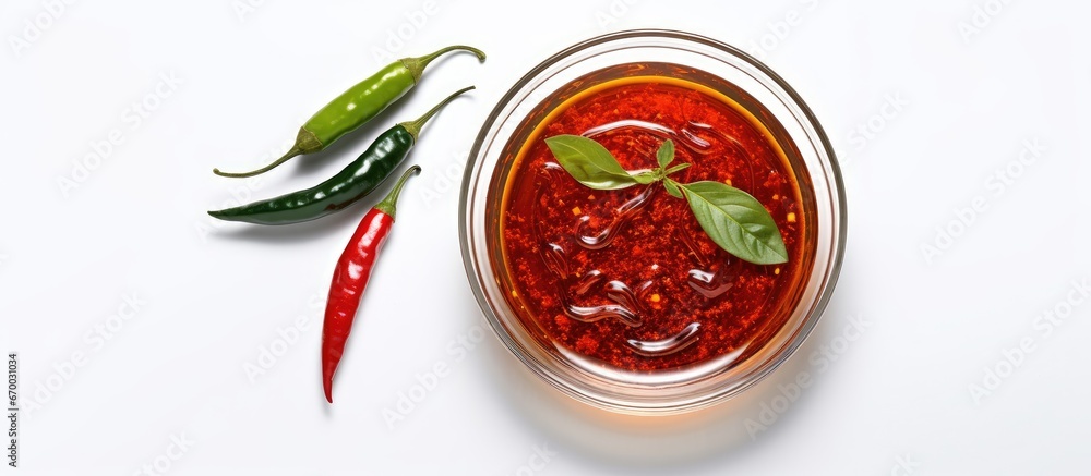 Spicy fish sauce with chili and pepper