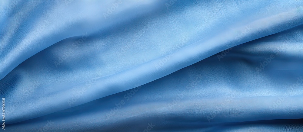 Texture of fabric in a shade of blue