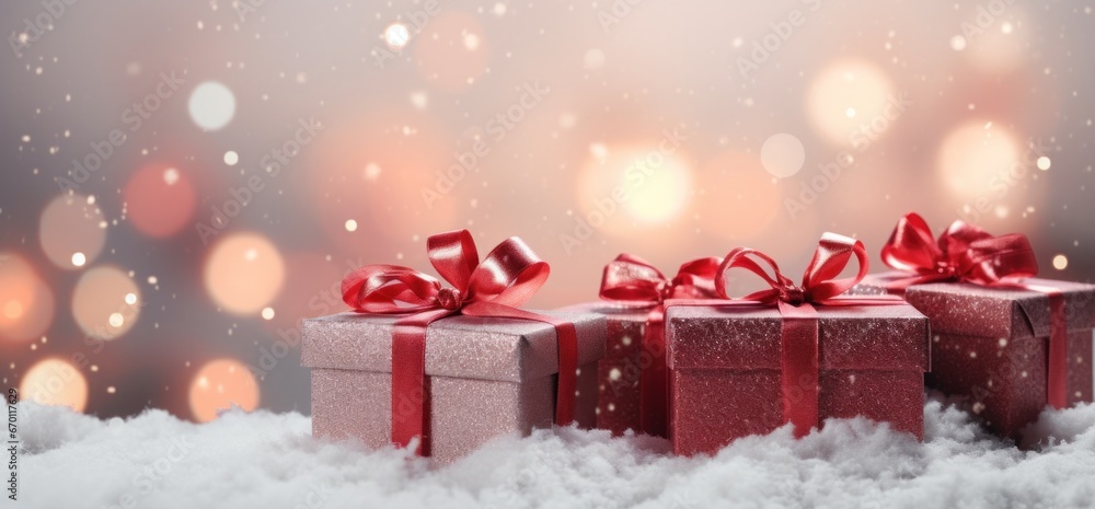 Christmas gift holiday background