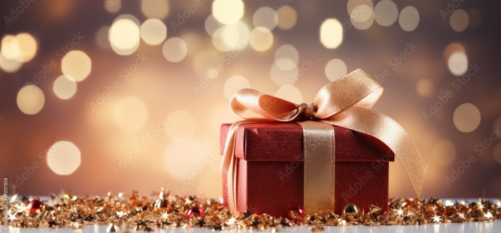 Christmas gift holiday background