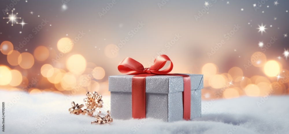 Christmas gift holiday background