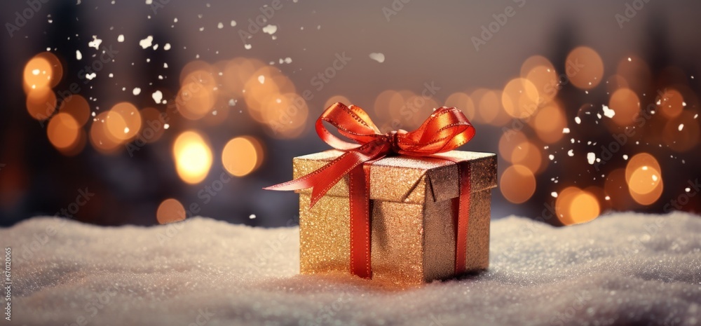 Christmas gift holiday background