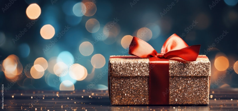 Christmas gift holiday background