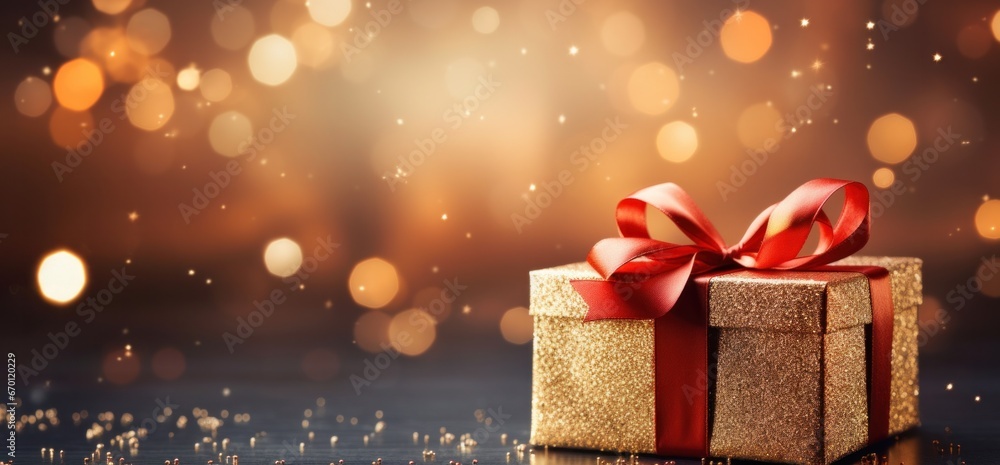 Christmas gift holiday background