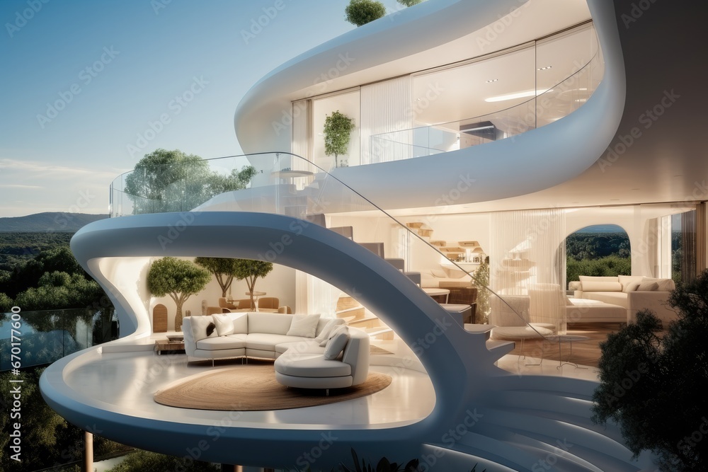 Beautiful House of the future.