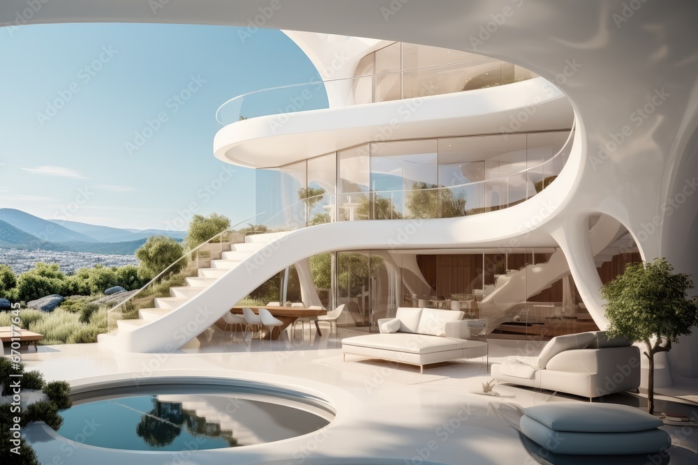 Beautiful House of the future.