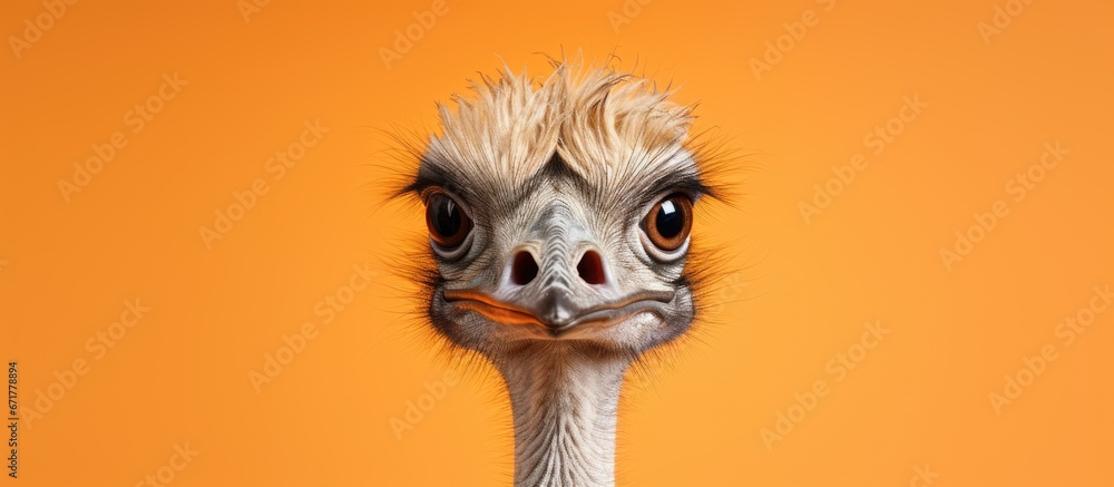 The ostrich is an exceptionally large bird