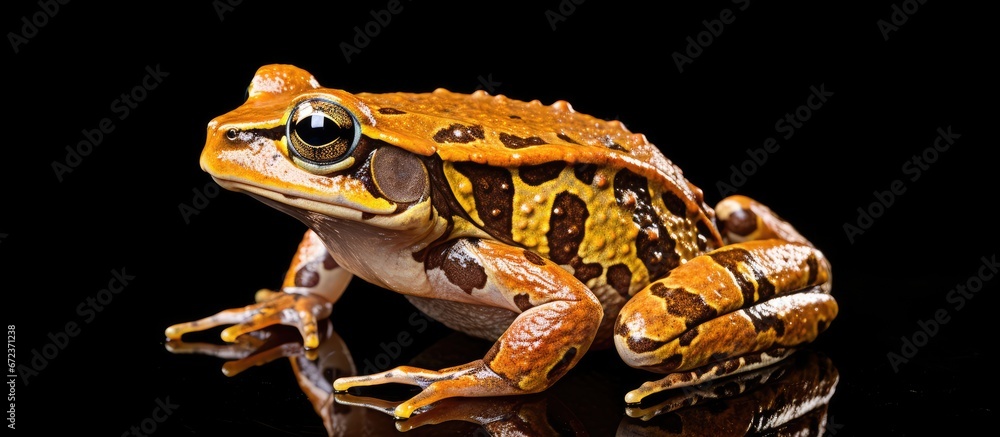 A type of frog belonging to the Ceratobatrachidae family is called cornufer papuensis