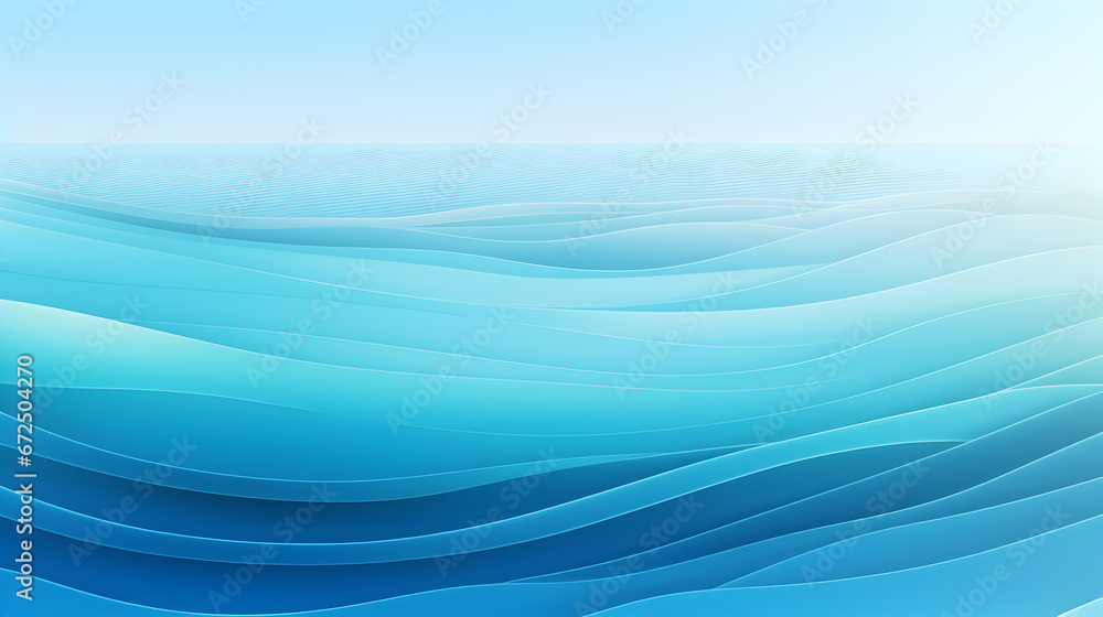 abstract blue wave background, ocean depths wave background