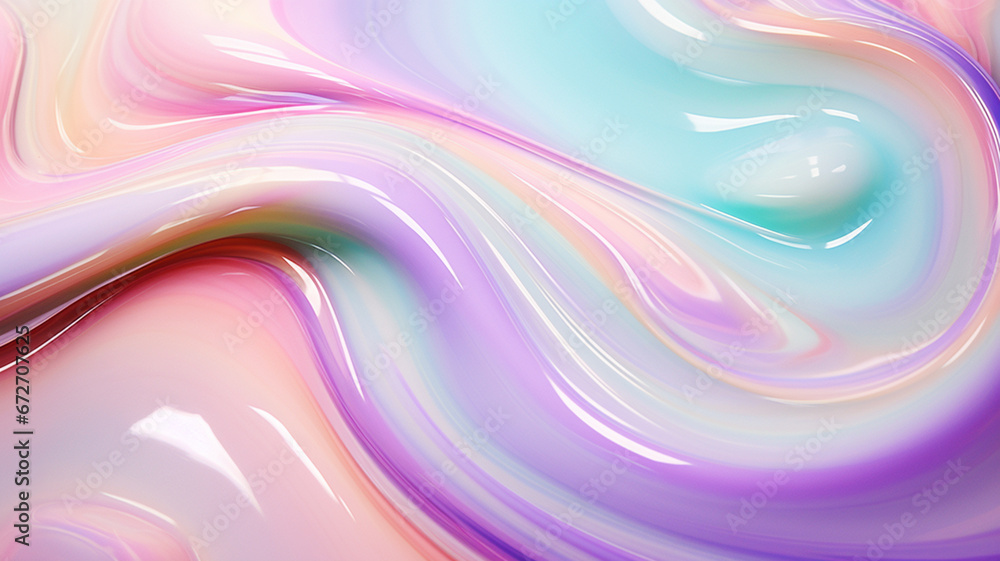 Beautiful liquid ink wave background