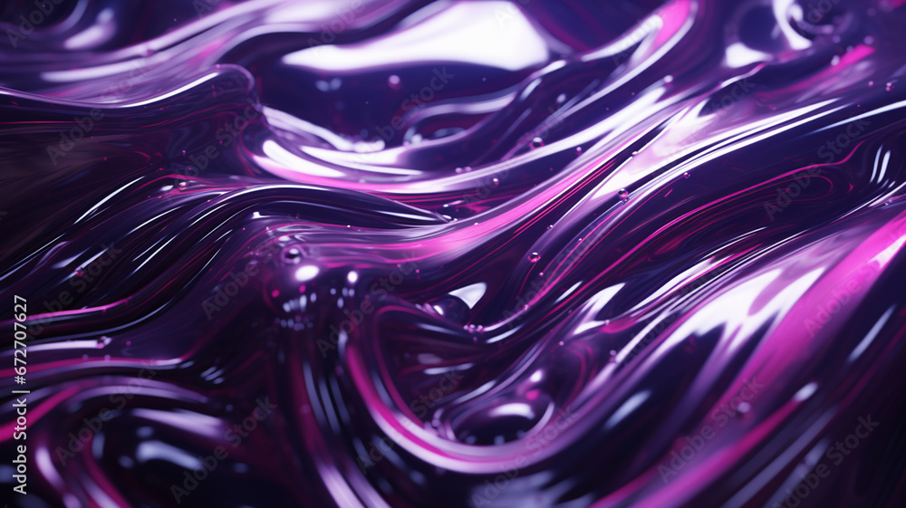 Beautiful liquid ink wave background