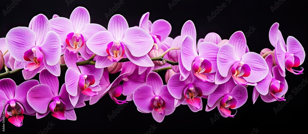 Thailand is known for its beautiful blossoms of orchid