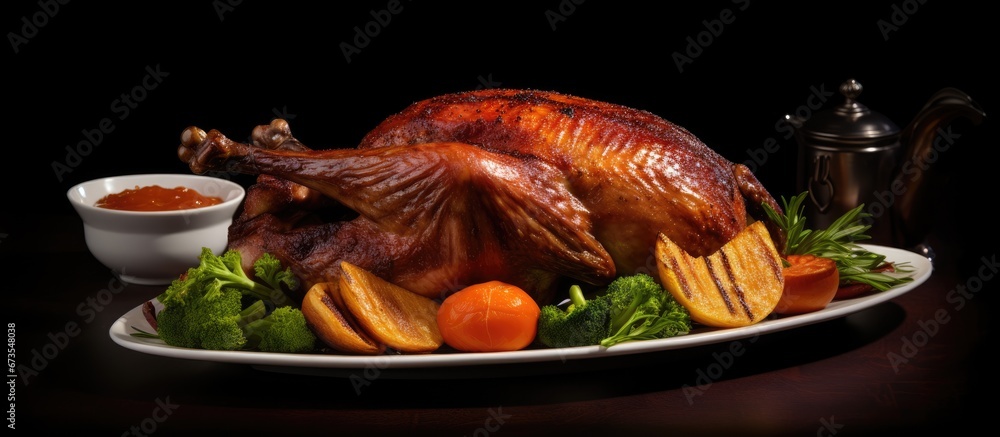 The delectable classic roasted duck