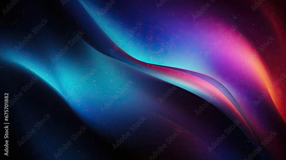 Abstract dark background.Silk satin fabric.violet blue color. Elegant background with space for design. Soft wavy folds. Abstract Background with 3D Wave Bright violet,Christmas, birthday, anniversary