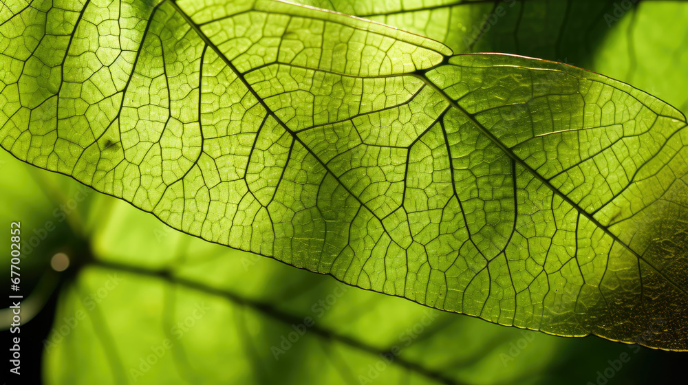 green leaf texture, background texture green leaf structure macro photography