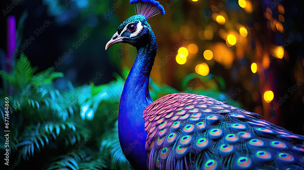 peacock with feathers, close up of peacock,peacock with feathers out