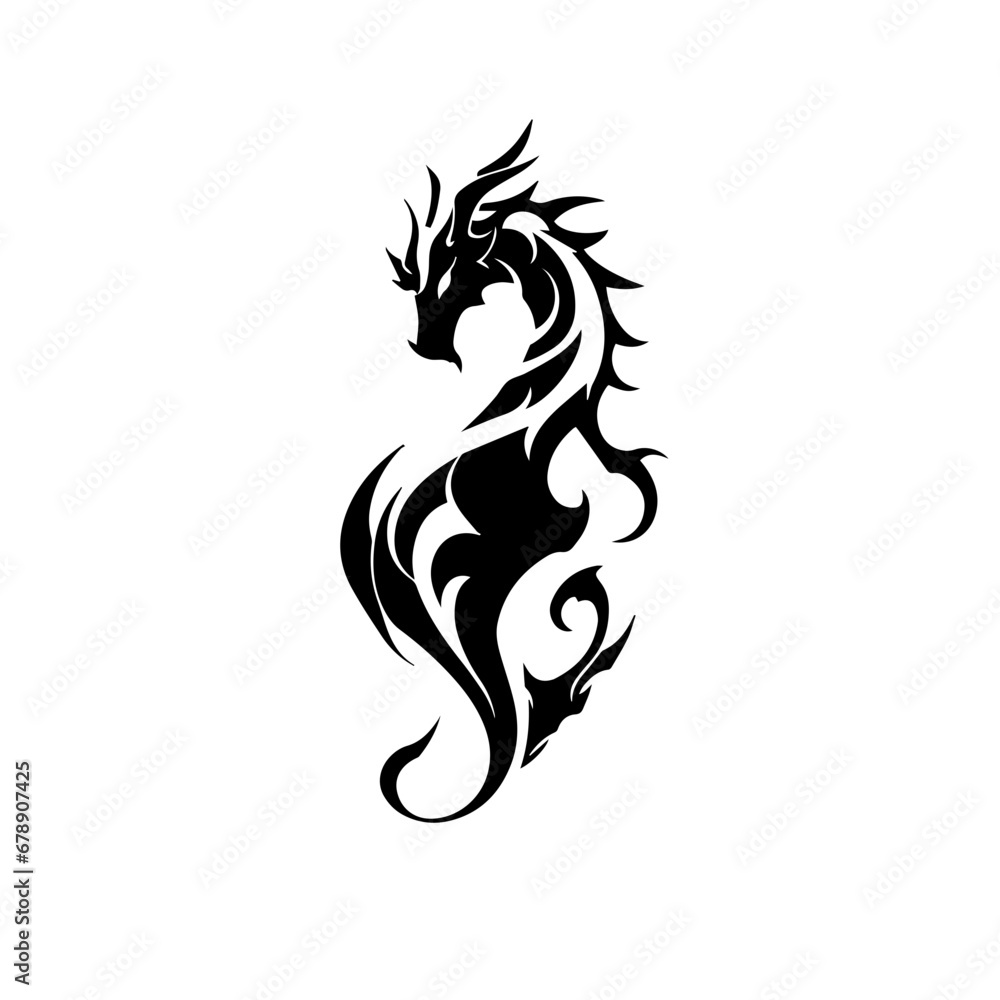 dragon Vector Logo Art