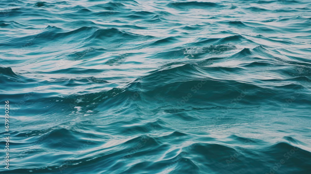 blue water surface Small ocean waves