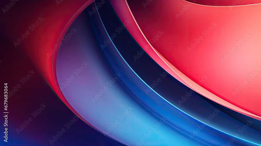 red blue abstract background, futuristic design, 3d modern technology background	 