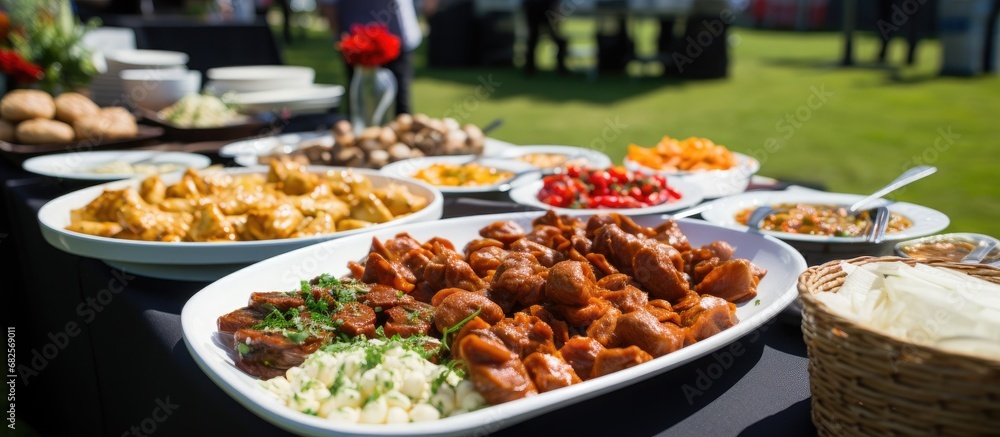 The menu at the Countryn festival showcased a wide range of dishes, from the appetizing and spicy potato snack to the healthy and flavorful breakfast plate made with traditional Countryn cuisine; the